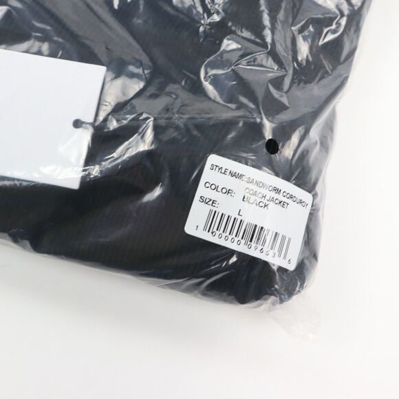 Beetlejuice X Welcome Skateboards Sandworm Embroidered Corduroy Coaches Jacket L - Picture 8 of 12